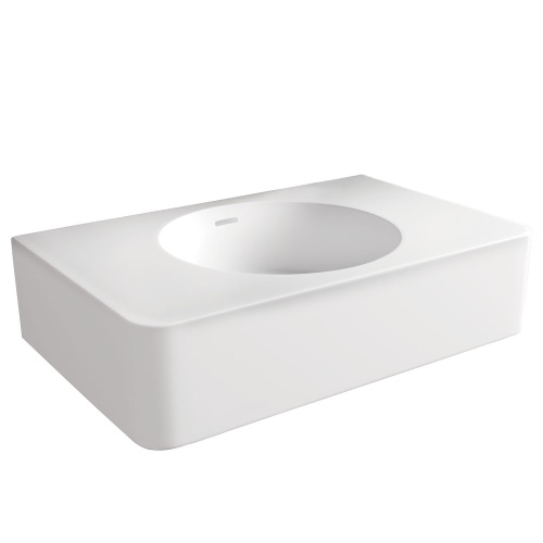 Encanto 470 Wall Mounted Basin No Tap Hole with or without Overflow