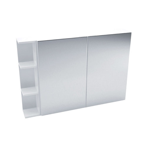 Mirror Cabinet 900 Pencil Edge 1 Side Shelf 1050x720x150mm