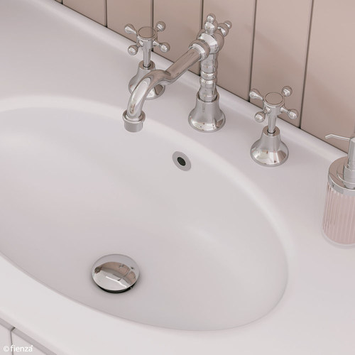 Universal Pop Up Pull Out Basin Waste Chrome
