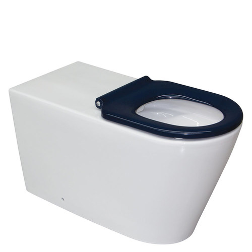 Isabella Care Blue Wall Faced Pan and Seat